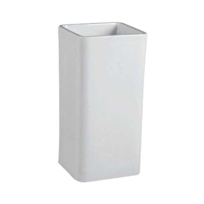 Parryware Floor Standing Rectangle Shaped White Basin Area Qube