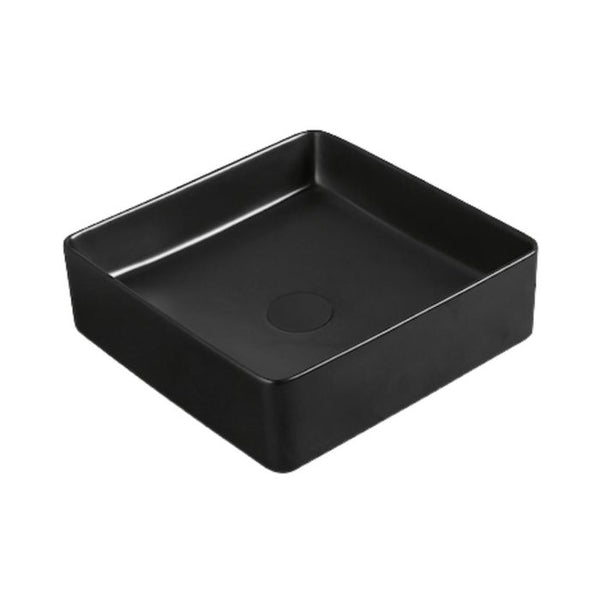 Parryware Table Top Square Shaped Black Basin Area Nightlife