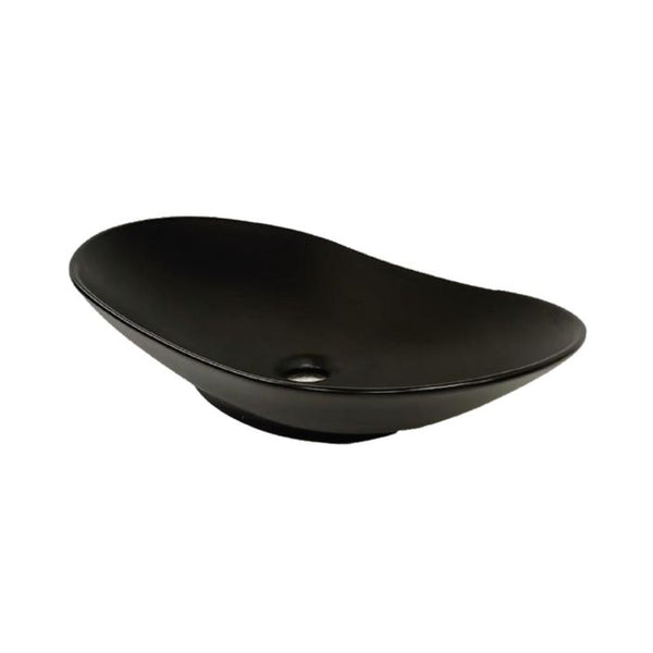 Parryware Table Top Oval Shaped Black Basin Area Nightlife