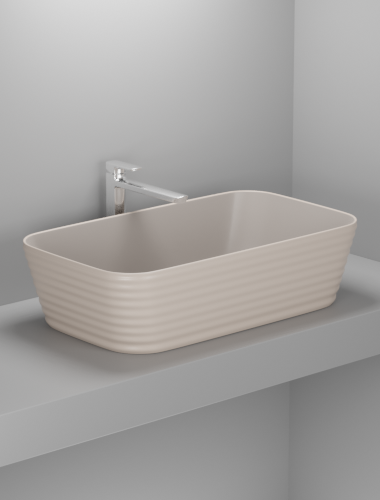 Queo Over The Counter Basin F-Le Forme Beaver